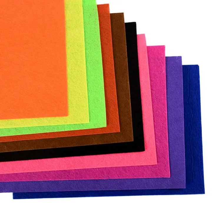 Factory price polyester felt pad sheets black 10mm firm felt sheets and strips can be customized felt sheet