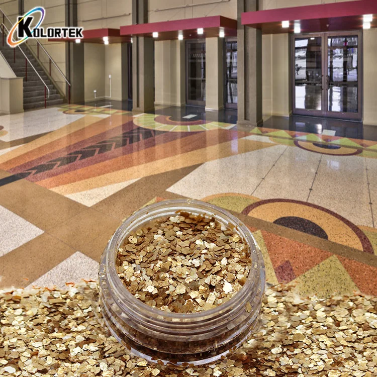 
Professional metallic epoxy mica flakes flooring mica colored flakes 