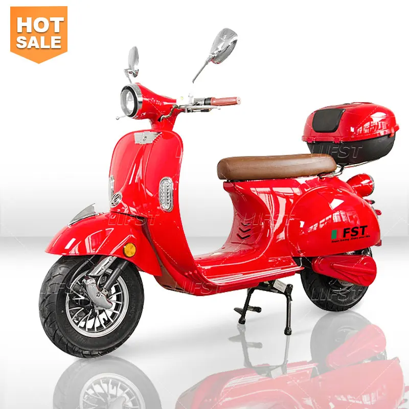 Eec approval factory directly e scooter 60v 20ah lithium 45kmh vintage scoter 2000w eec moped racing electric motorcycle