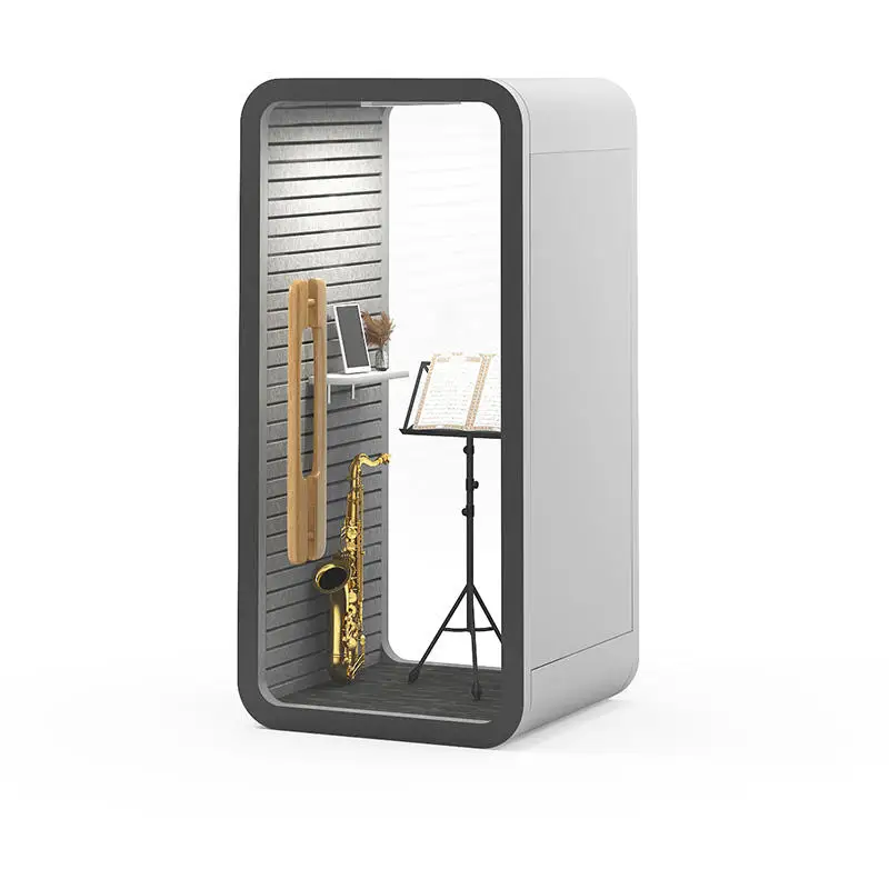 Popular Flat Pack Office Cabin Prefab Home Single Person Privacy Acoustic Soundproof Office Pod