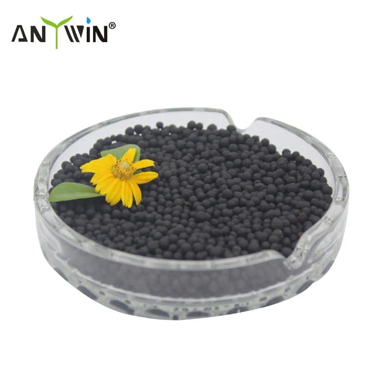 Free Sample Black Granular Water Soluble Bulk wholesale Granular compound NPK fertilizer prices