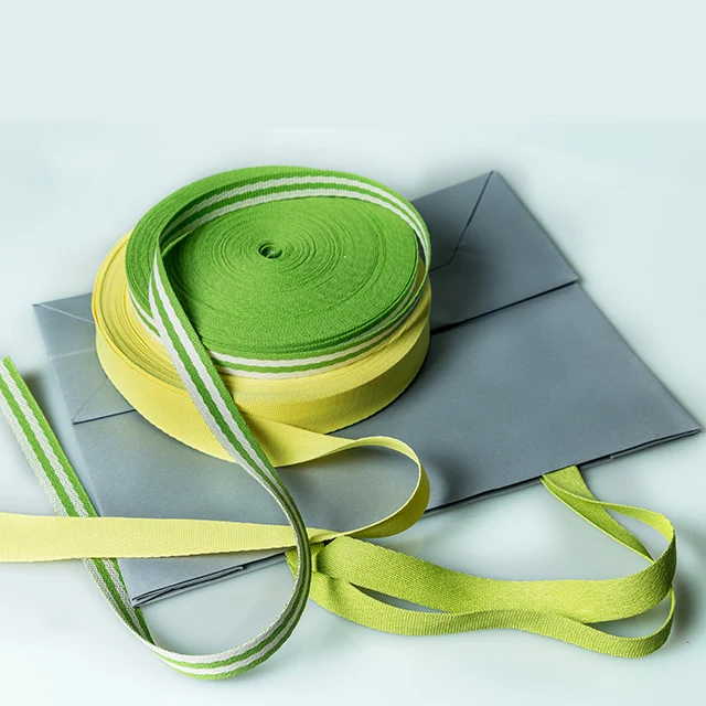 Environmental 100% Paper Material Paper Webbing , Paper Ribbon, Paper Strap 100 Color Available