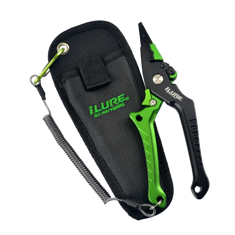 Whwolesale Fishing Pliers 15cm 95g Aluminum Alloy Fishing Tackle Hook Recover Cutter Line Split Ring Fishing Tool