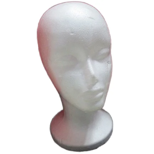 Wholesale Stand Female Models for Foam Head MoldHead Hat Wig Holder Unisex Adult Glasses Display Headwear Props mannequins hair