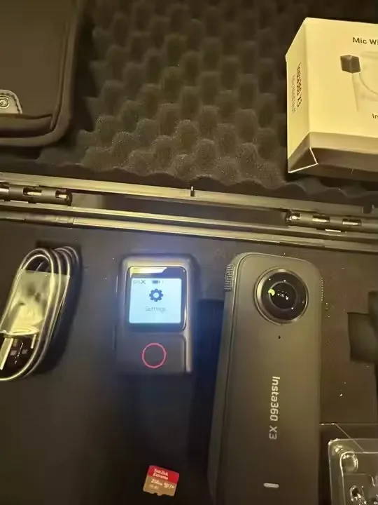 Новая распродажа Экшн-камера insta 360 X3 5 7 K видео 10 м водонепроницаемая для стабилизации состояния Insta ONE X 3 Спортивная камера