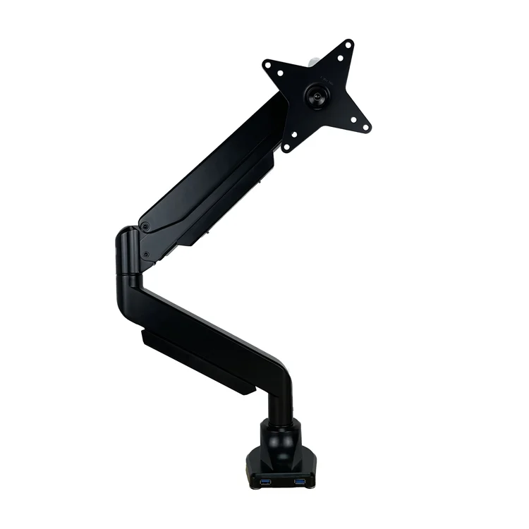 High Quality Computer Monitor Stand Riser Vertical Heavy Duty Gas Spring Single monitor Arm