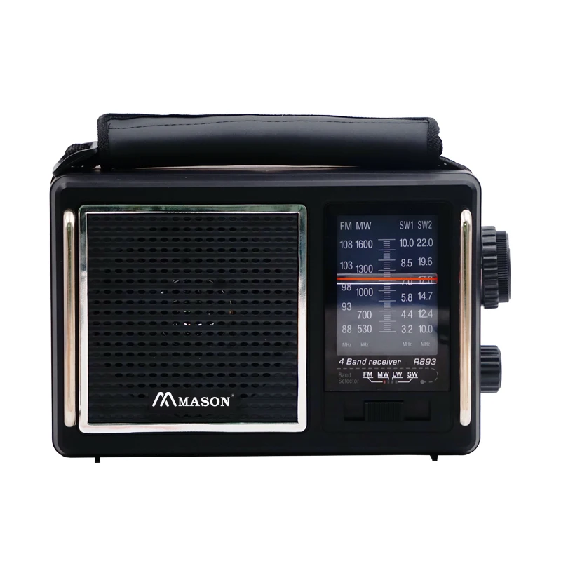 Mason High Quality High Sensetivity Long Range Radio Receiver Old Vintage AM/FM/SW1-2 Portable Radio