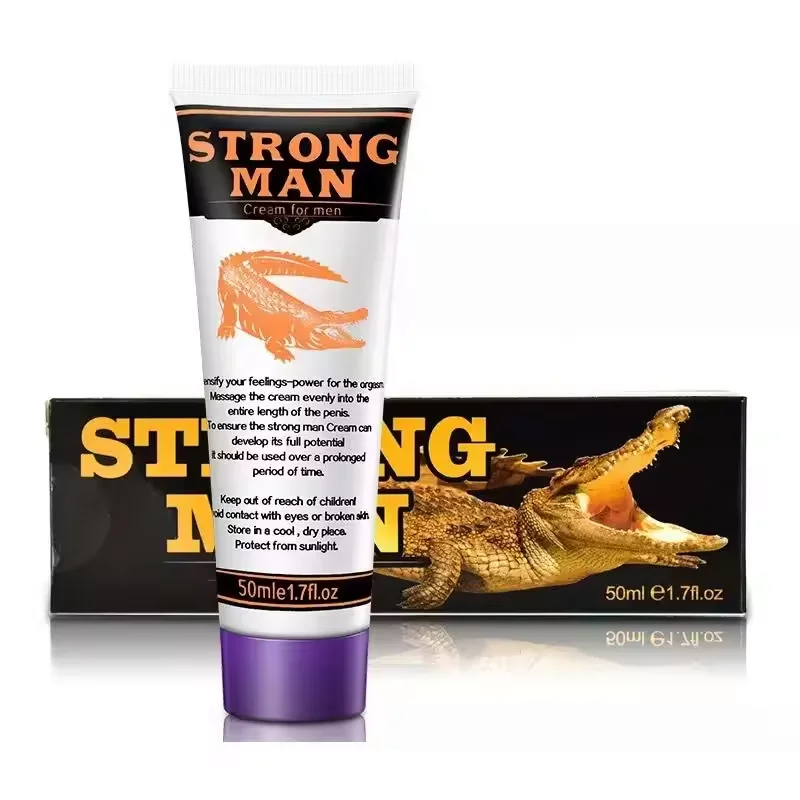 Strong man really strength three generations ointment male health care crocodile cream sex product for men