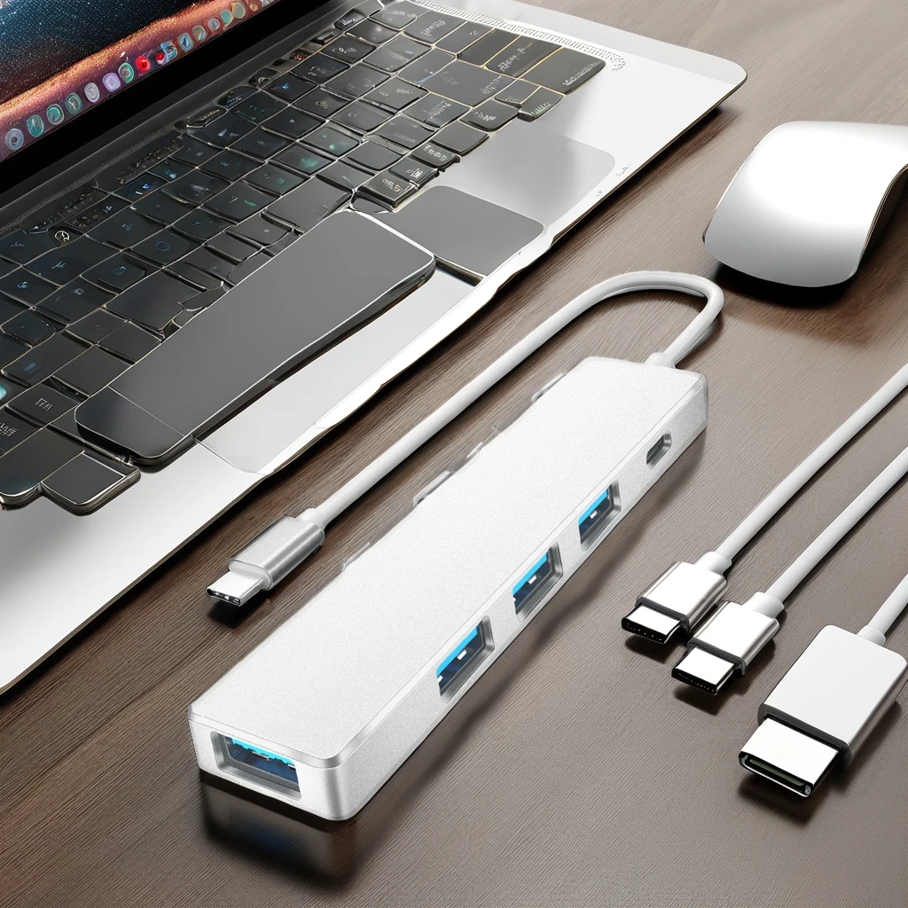 USB-C Hub Dongle ADS-301c 5-Port Multi Splitter 1*USB3.0 3*USB2.0 Thunderbolt 4 1*USB3.0 + 3*USB2.0 + Type-c Hub Dongle Adapter