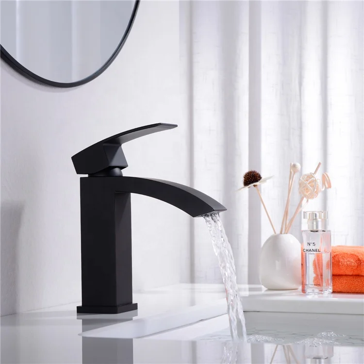 
Solid Brass basin mixer faucet sink tap mixer faucet single handle tap with Pop up drain Basin bathroom hot cold water mixer tap 