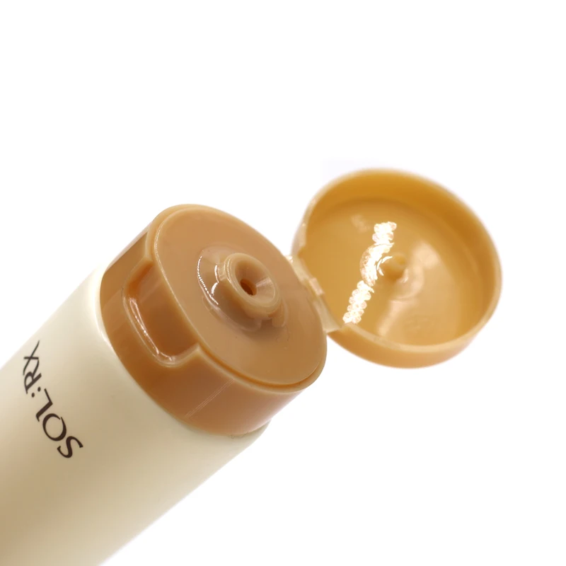 Plastic tubes cosmetic pp hand cream plastic soft tube packaging with flip cap