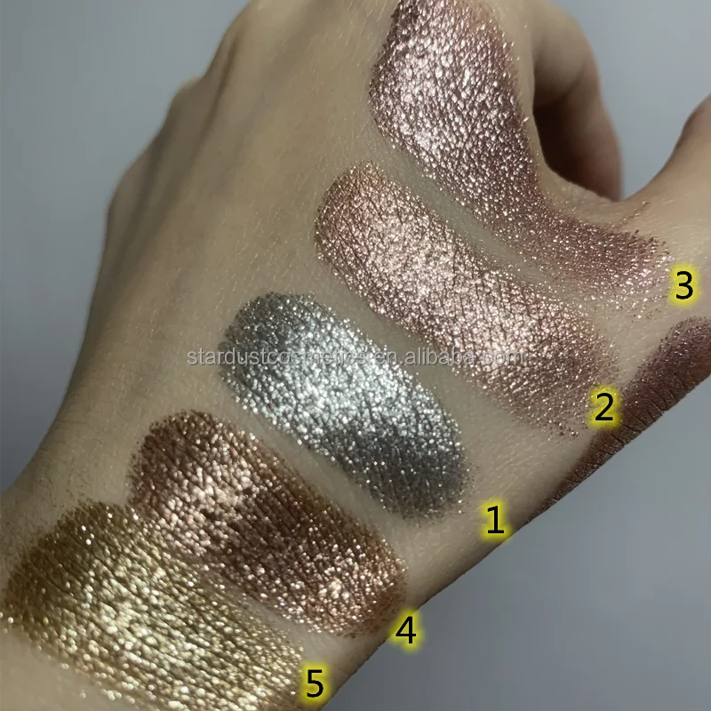Custom Diamond  Eye Shadow Powder Metallic Glitter Loose Pigment Private Label Customized Vegan Eyeshadow  Colors