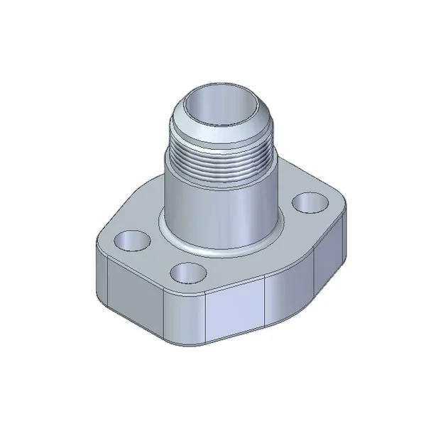 Top quality italian Stainless Steel Inox JIC threaded flanges for oil hydraulic systems for export