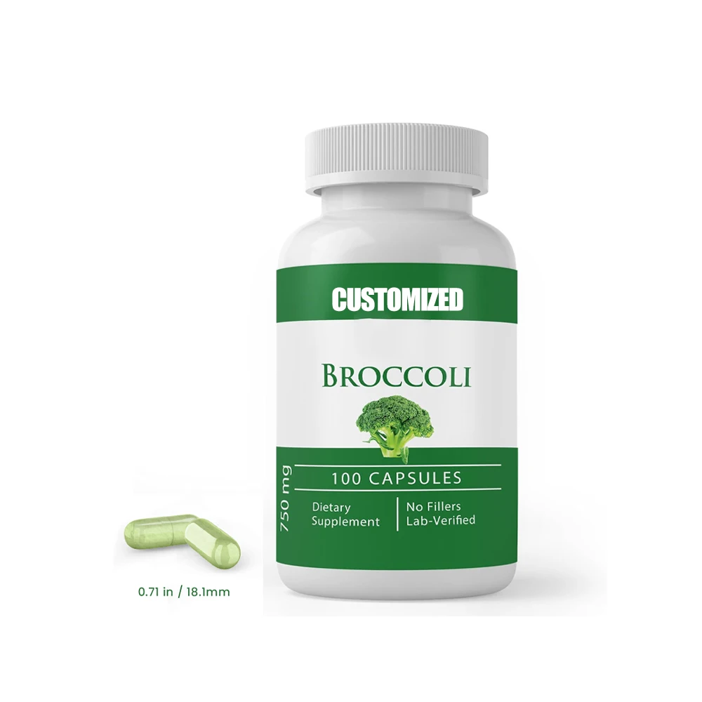Factory Supply Fresh Green Brocolli Bulk Suppliers Broccoli Extract Sulforaph Frozen Seed for Anti Aging