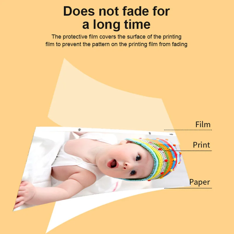 Customized your inkjet photo and pattern mobile back skin films 120x190 white glossy sticker printable paper a4 a5 size