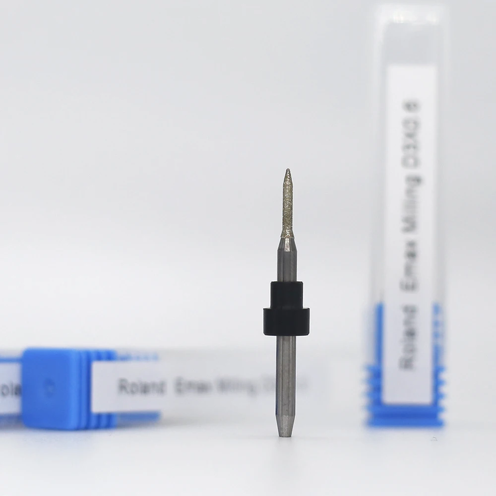 Zirconia Dental Milling Burs For Dental Lithium Disilicate Milling Materials Roland Emax Cutter