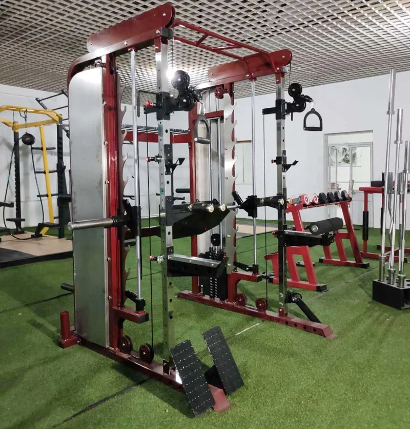 Gym equipment Power Rack With J-hooks Spotter Arms Mount Squat Rack