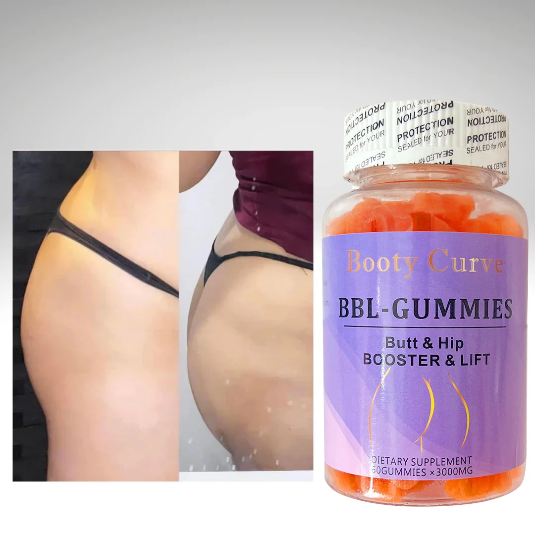 Частная марка OEM/ODM 100% Nature BBL-Gummies кривая задницы для увеличения ягодиц Gummies