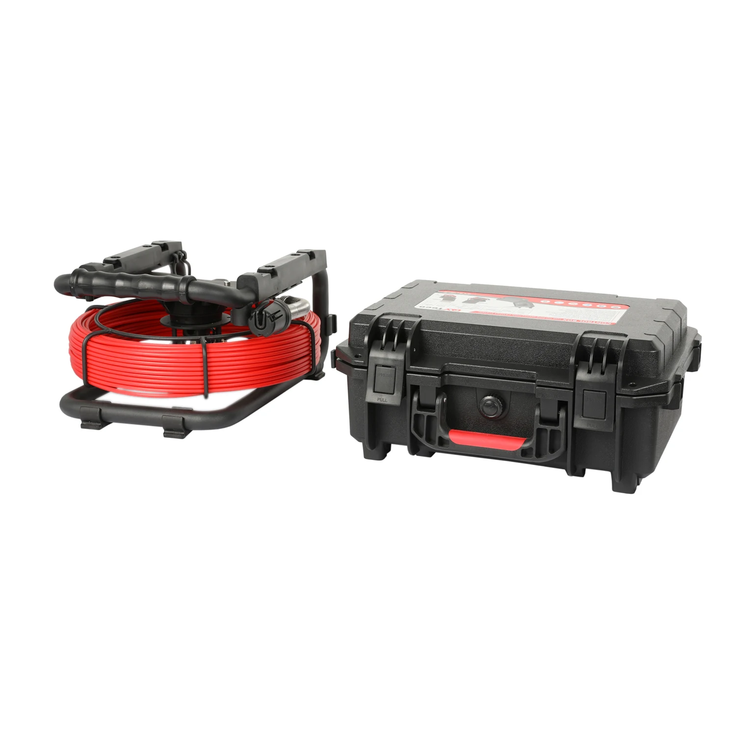 Economic compact sewer drain plumbing pipe inspection camera with 9inch DVR 30M 5.3MM push rod 21mm HD camera