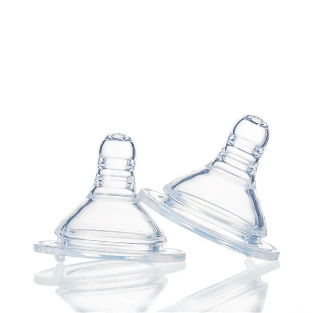BPA free Good Quality best selling Wholesale Soft Baby Care Silicone Custom Baby Bottle Nipple, Baby Nipple