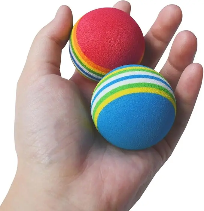 Soft Foam Balls Lightweight Mini Play Balls for Safe Indoor Toys Fun Vibrant Assorted Colors Balls Birthday Party Boys and Girls
