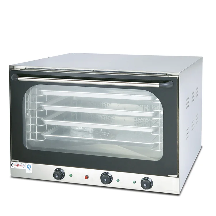 4-Tray Commercial Industrial Perspective Convection Electric Oven With Spray