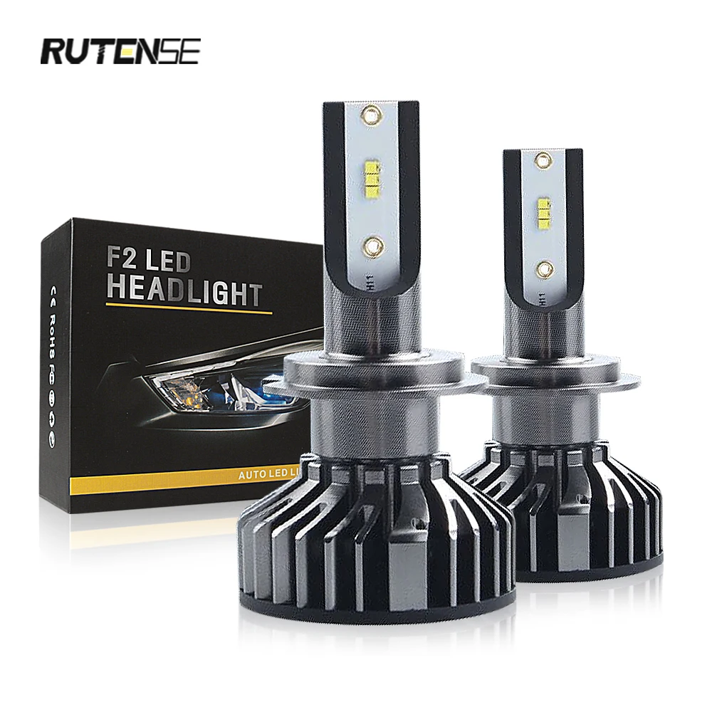 RUTENSE  wholesale Auto led bulbs Headlights Others Car Light Accessories  H1 H4 H7 9005 9006 F2 car led headlight high lumens