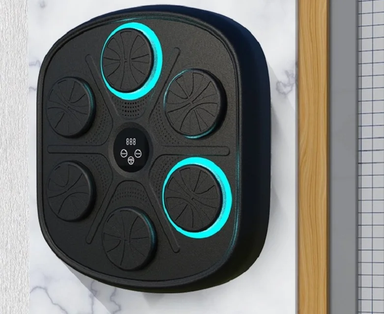 Boxing Training Punching Equipment Wall Mounted Kick Punching Smart Boxing Target Workout Electronic Music Boxing Machine