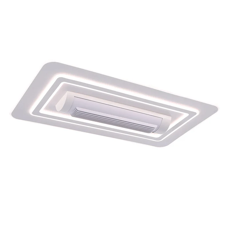 Full spectrum smart home silent bladeless fan light four generations of wind directional regulation bladeless fan light