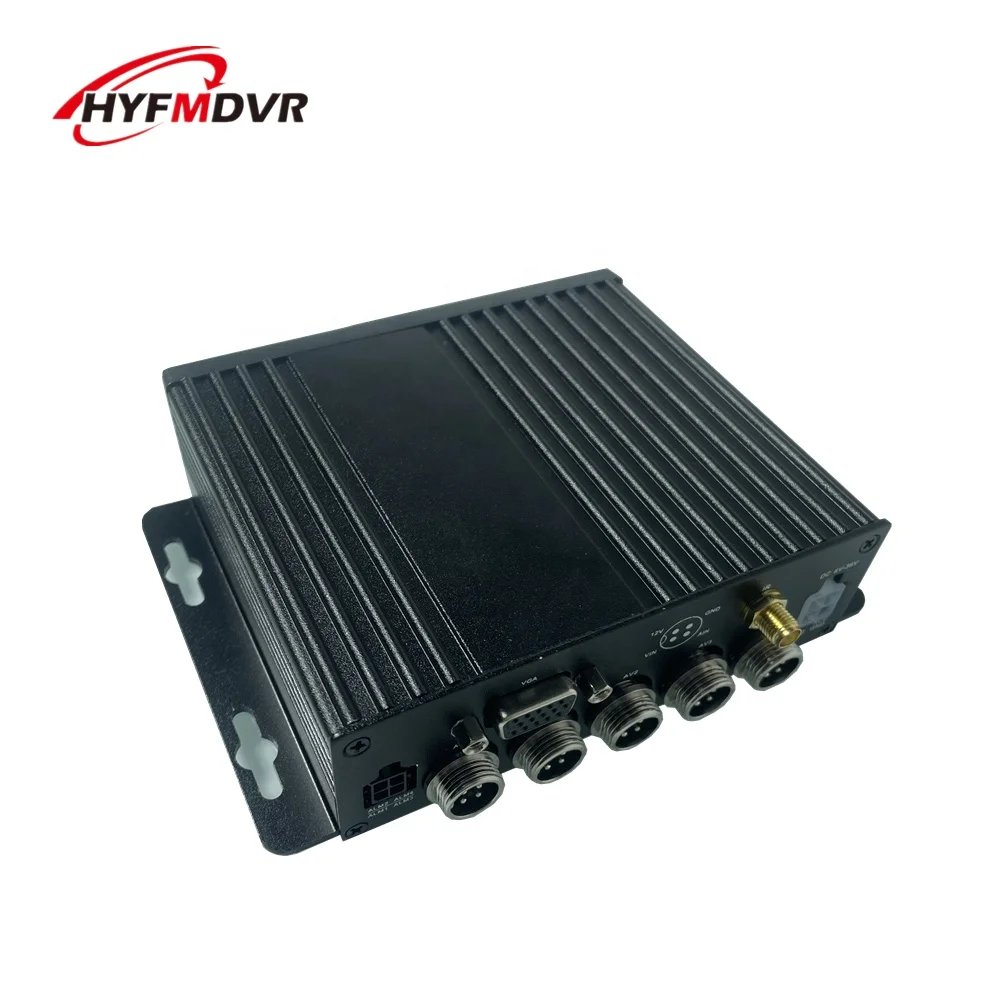 HYF  Low Voltage Protection MDVR 4 Channels Video Surveillance Host Truck  Car Mobile DVR