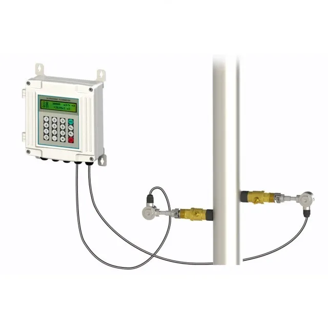 Taijia clamp type wall-mounted ultrasonic oil flow meter china ultrasonic flowmeter