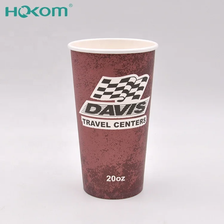 pe coated disposable 12oz paper cup blank for cold drink