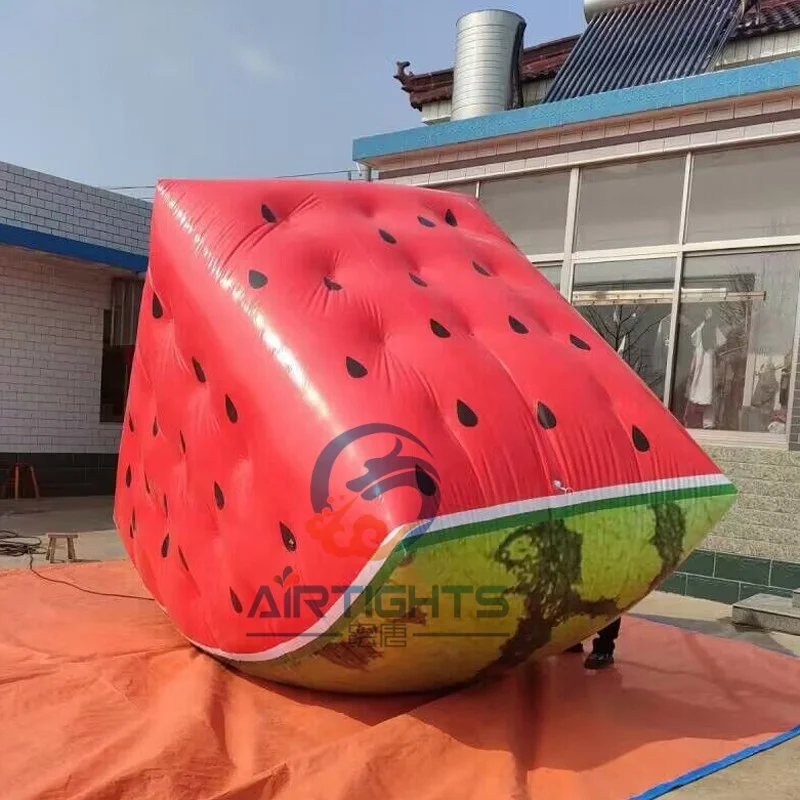 Airtight Factory Sale 2.5m High Decorative Inflatable Watermelon Helium Balloon