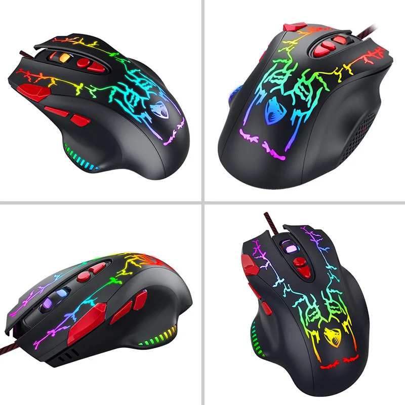 T-WOLF G550 Gaming RGB Wired Ergonomic