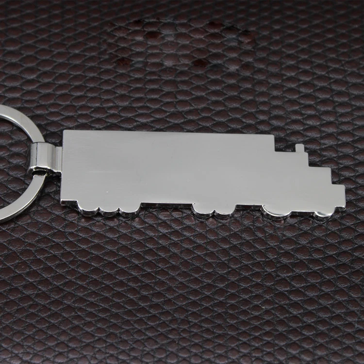 2024 Personalize Zinc Alloy Blank Metal 3D Keychains 3D  Custom Keychain Metal forklift keychains