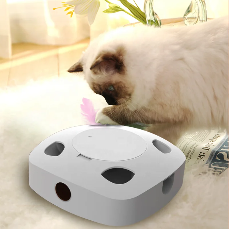 2021 New Interactive Automatic Cat Exercise Teaser Toy for for Indoor Cats