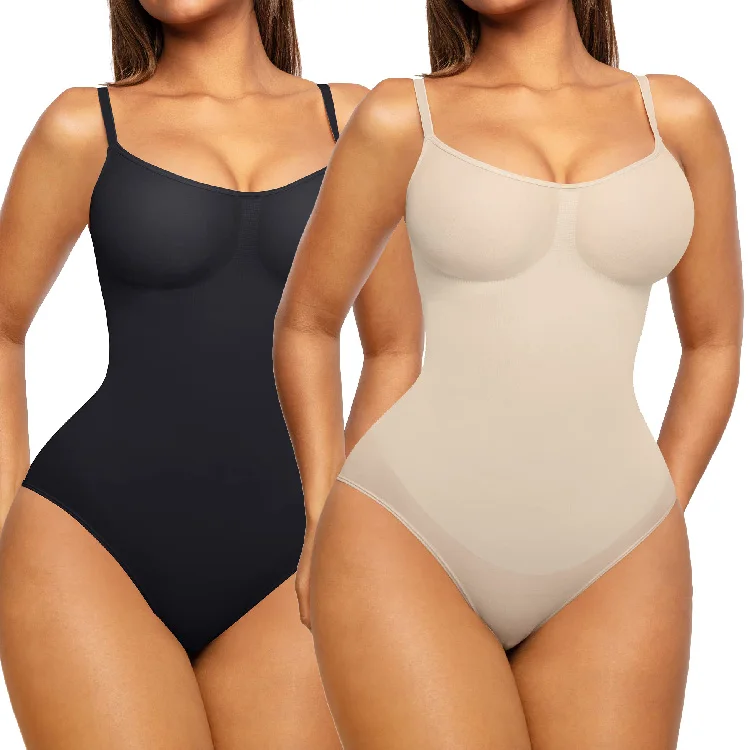 Hot Sale Hexin Wholesale Slimming Body Shaper Tummy Trimmer Breathable Seamless Shapewear Bodysuit For Women
