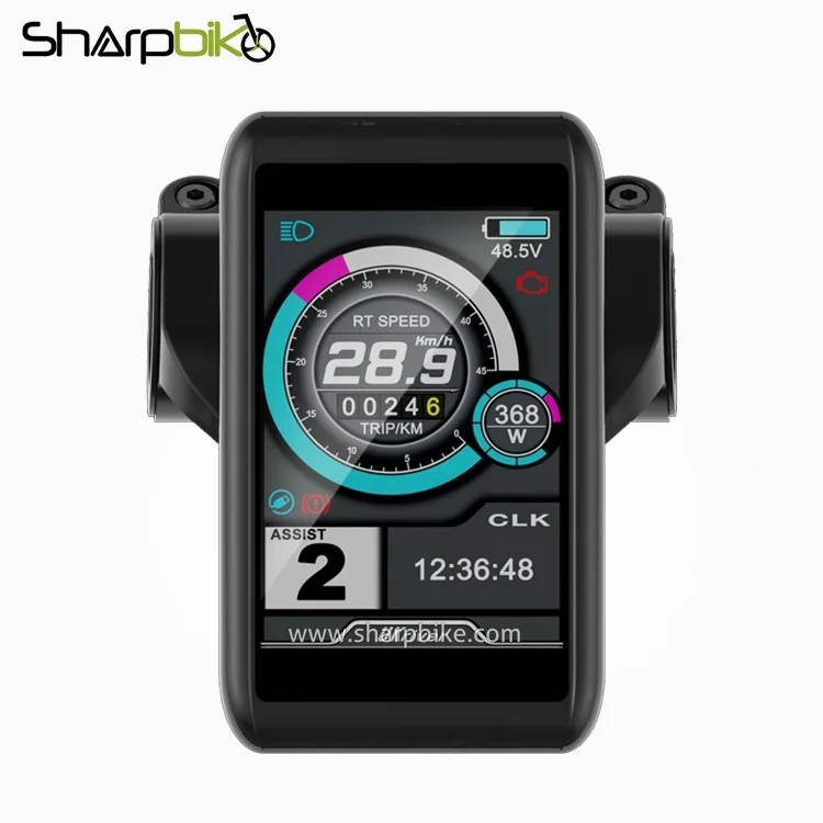 Sharpbike 3.5 Inch TFT Display for Bafang Mid Drive Motor Electric Bike Color Display TFT-C1