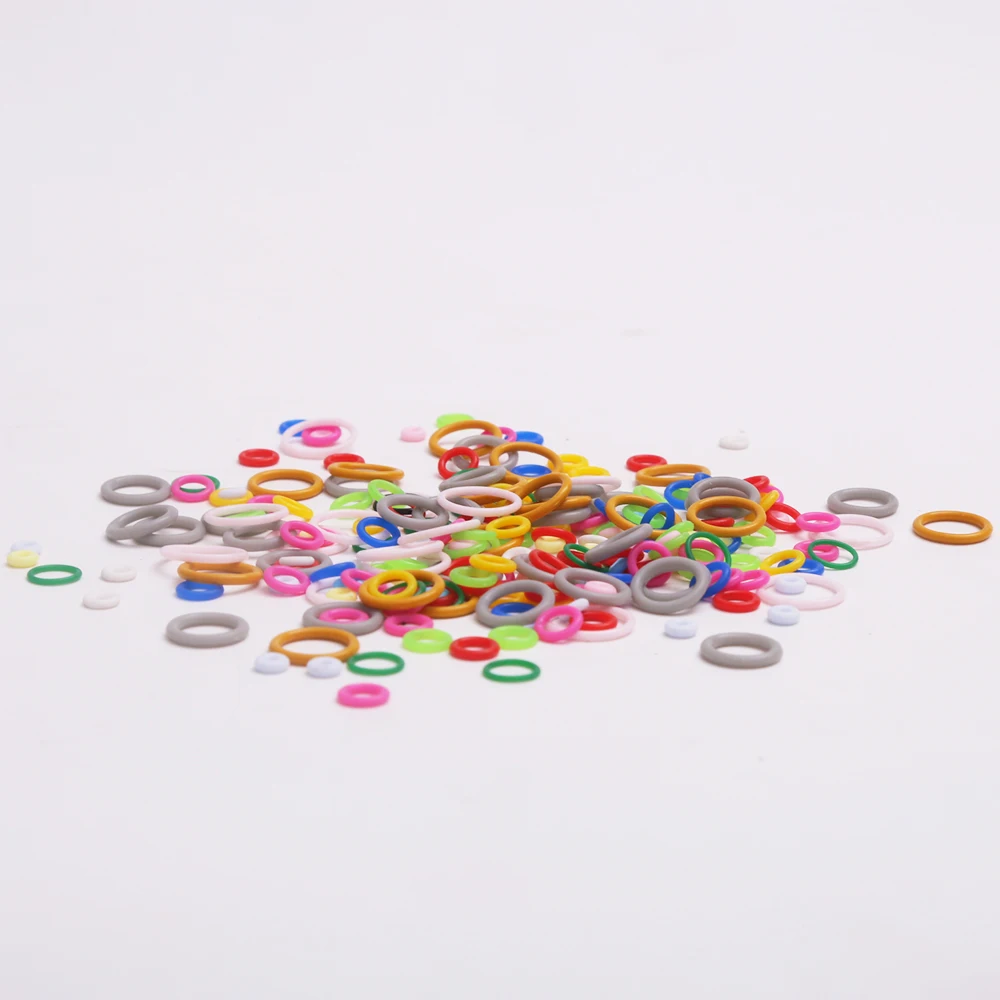 Factory Customized High Precision Rubber Seal Ring O-Ring Nbr Fkm Epdm Silicone Rubber Ffkm Seals O Rings