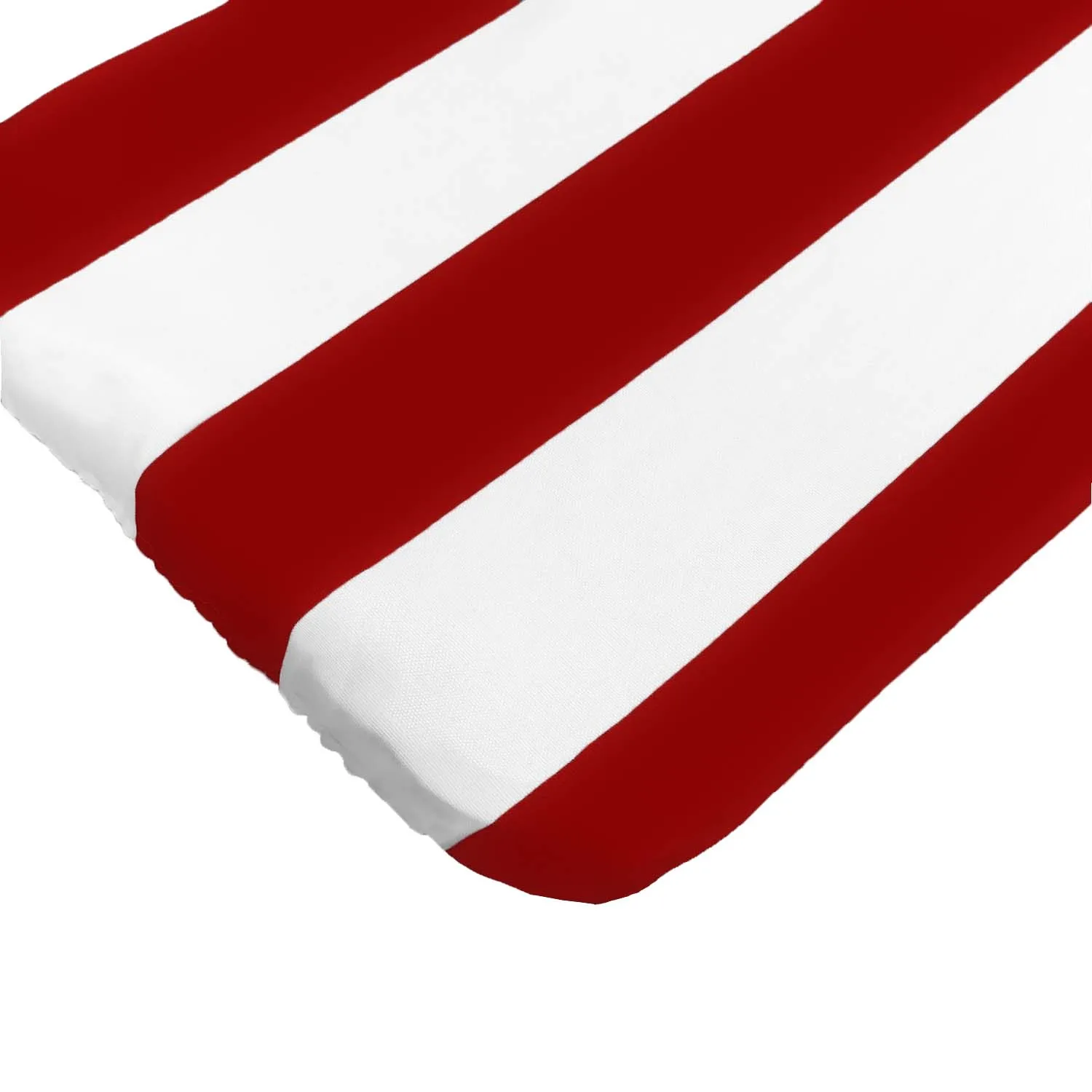 Outdoor Easy To Clean Washable Waterproof Stripe Custom Size Rectangle Table Cloth Polyester Fabric Tablecloths Table Cover