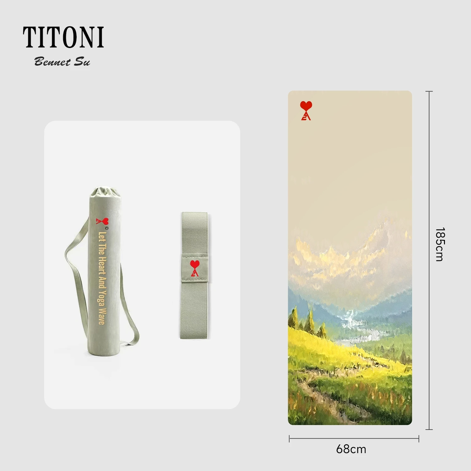 TITONI Premium Polyurethane Natural Rubber Gym Mat Perfect Performance with Strong Grip Custom Logo for Pilates-Online Sale