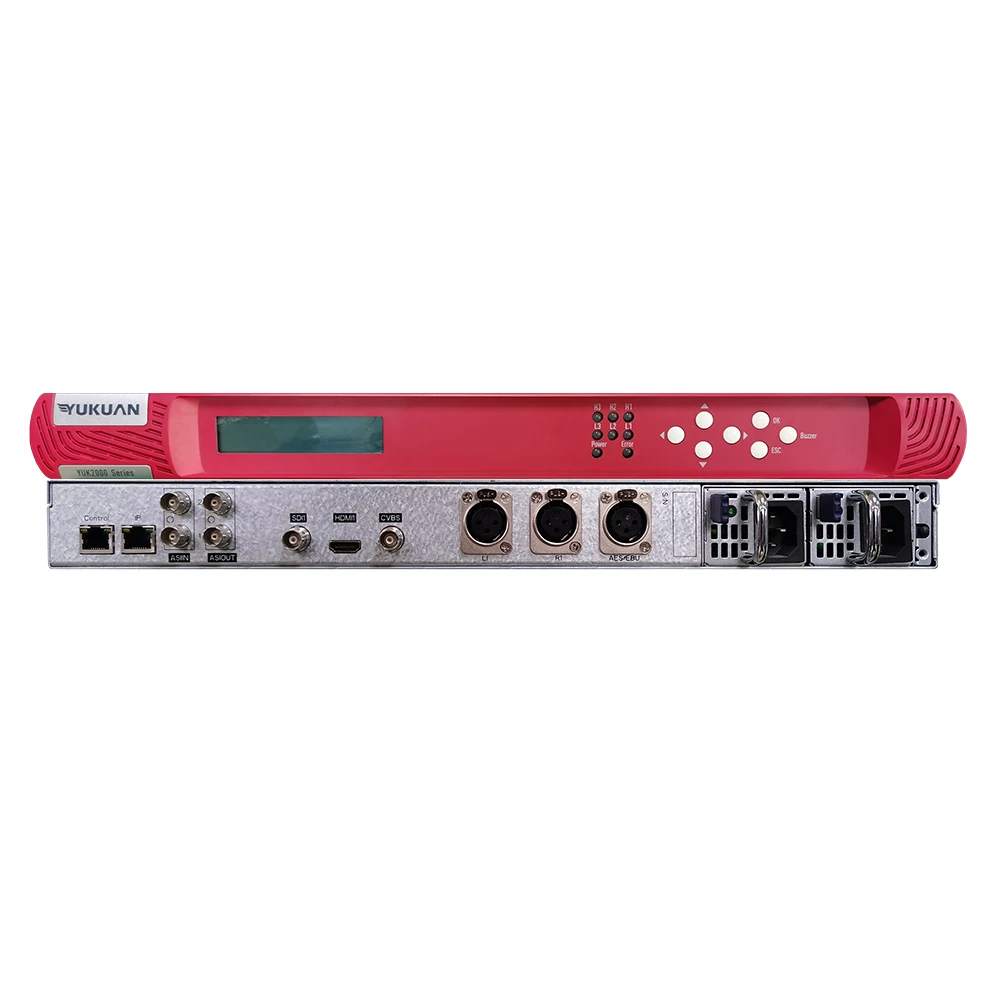 MPEG4 H264 MPEG2 One Channel SDI HD MI Encoder to IP ASI for Digital TV Headend System