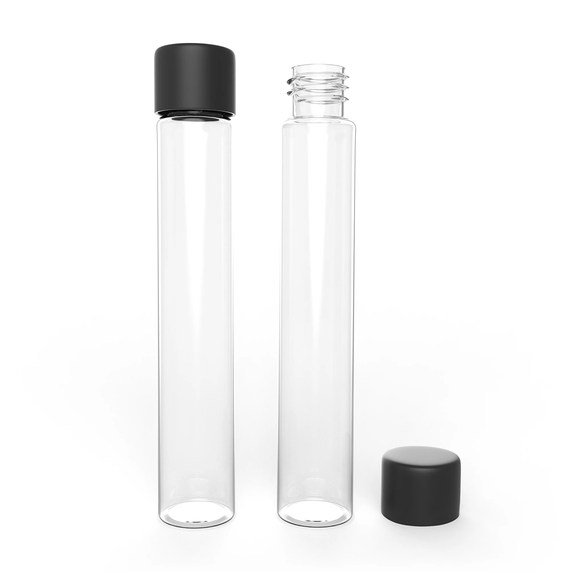 Wholesale 120mm Glass Tube with Cork Top for Roll Storage