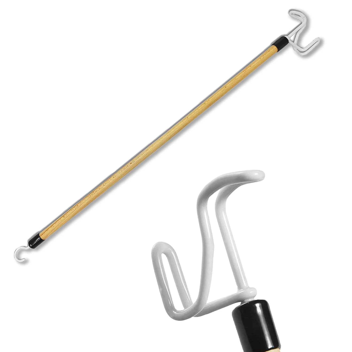 28 Inches Long Dressing Stick - Dressing Aid for Shoes, Socks, Shirts and Pants Assisted Daily Living Aid for Getting Dressed