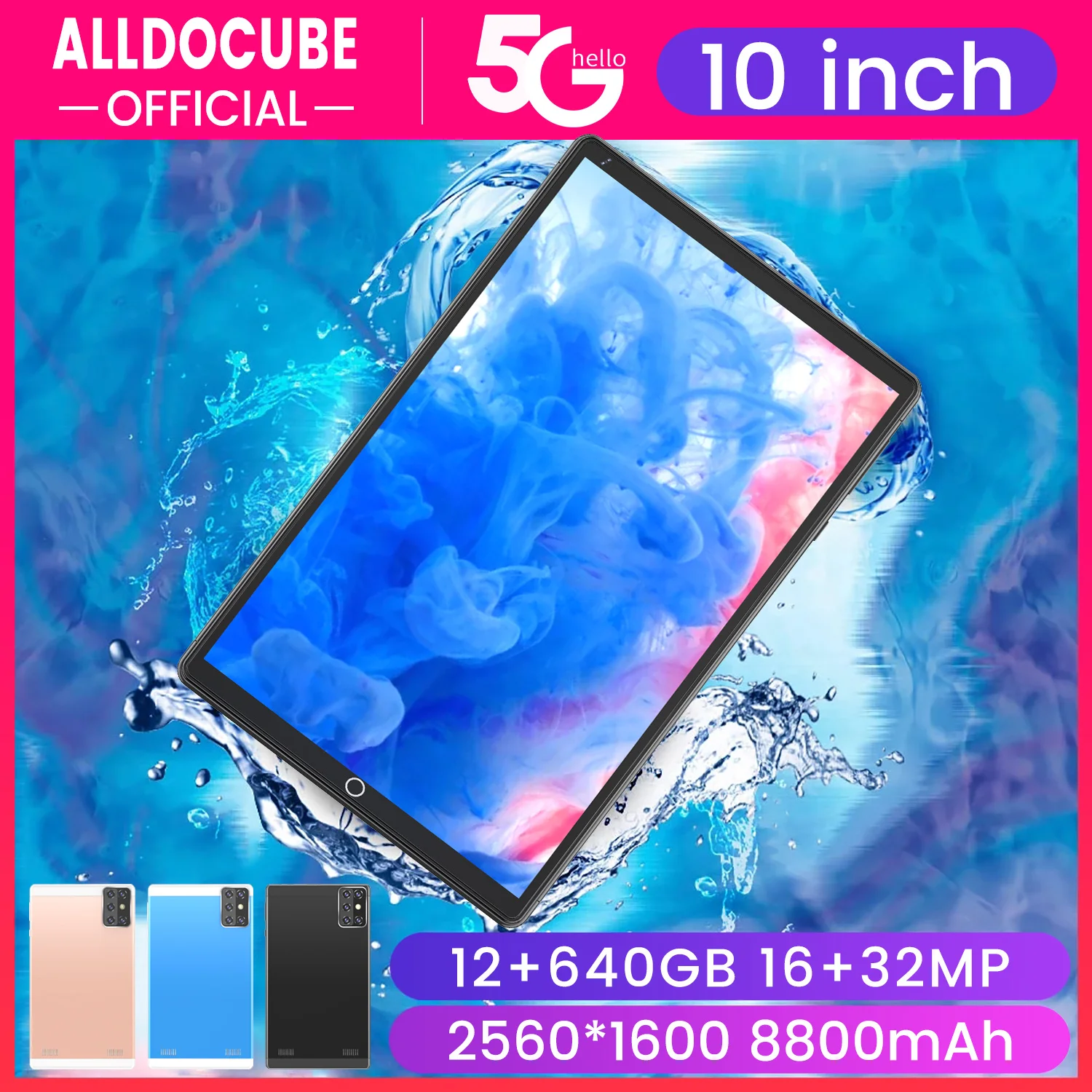 8Inch New Entertainment Education 12GB+640GB  Dual Sim Touch Screen Android Tablet Pc Octa-Core Tablet Pc 8Inch