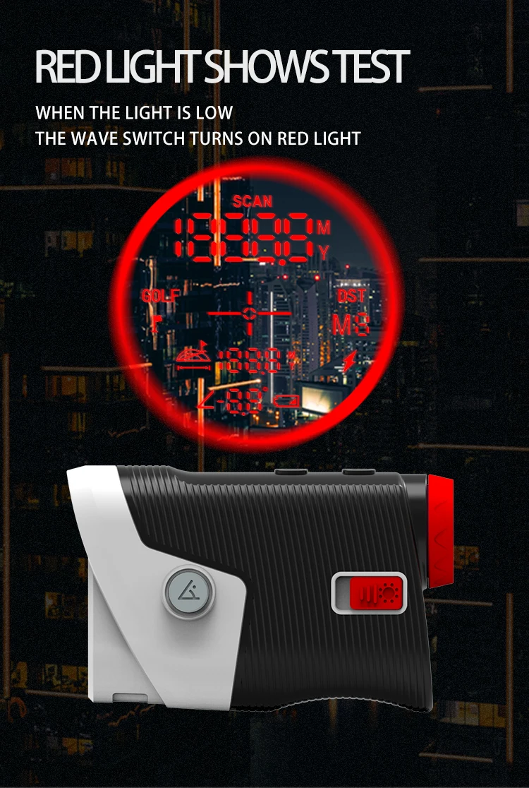 Manufacturer Wholesale  IPX5 Waterproof Level Scan Hunting Laser Rangefinder green