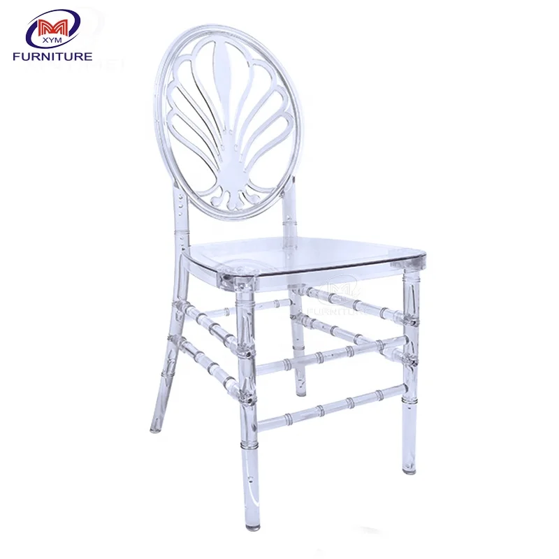 Clear Wedding Resin Chiavari Chair for Outdoor Dining Party and Hotel Furniture Transparent Plastic Chairs Modern 3 Years 50pcs