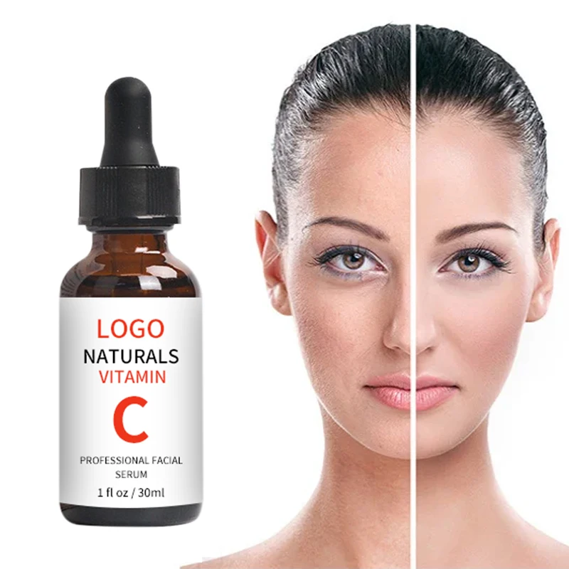 Private Label OEM Facial Serum Whitening Anti Wrinkle Vitamin C Serum For Face