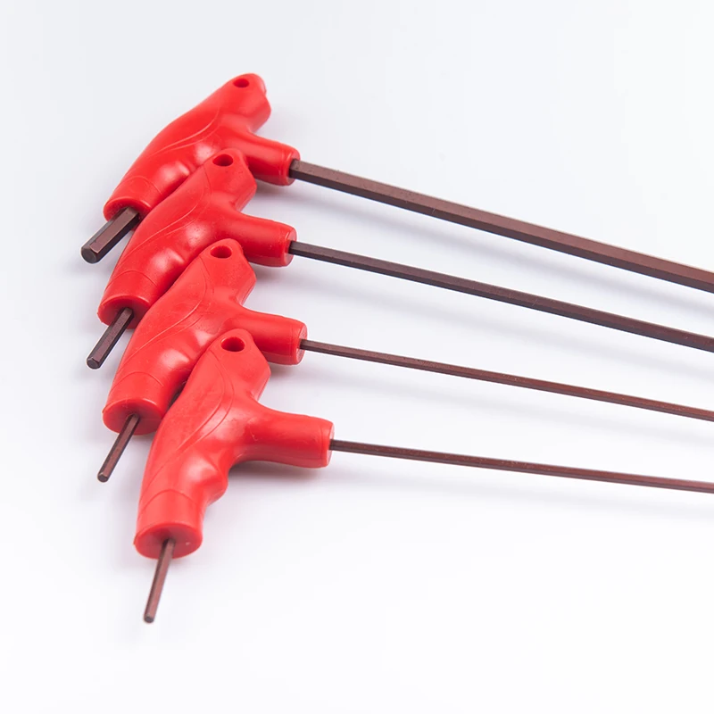  china manufacture hot sale Flat Square Head Crv steel 4mm High Quality T Handle Hex