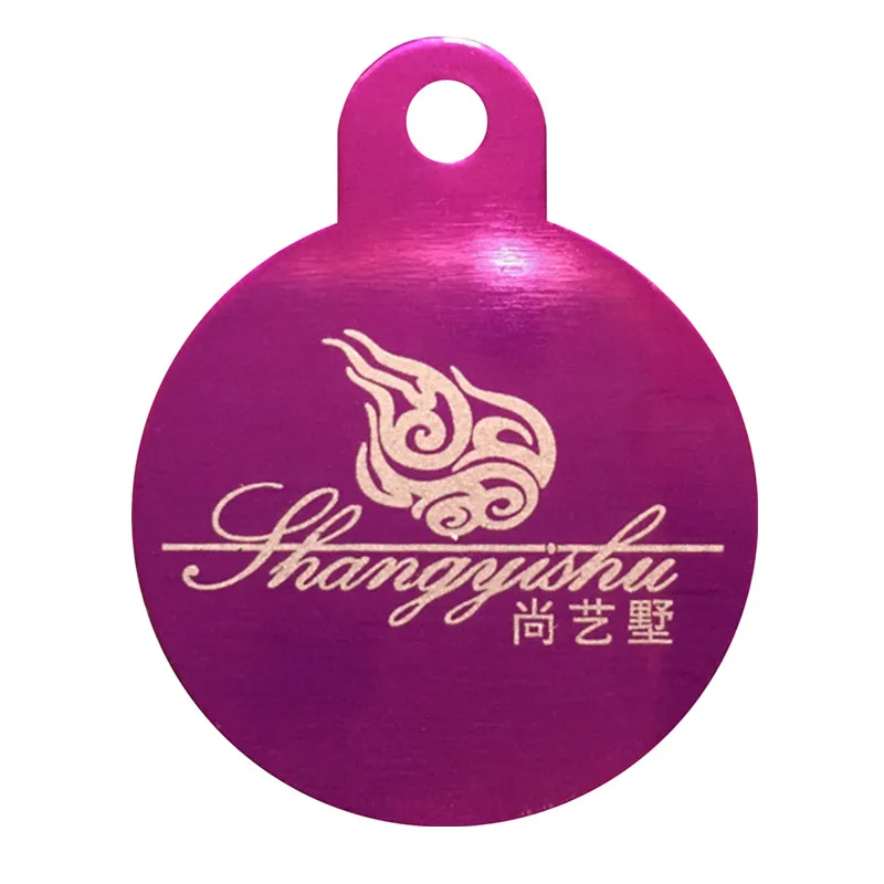 Customized Shape Dog Tag Name Plate Pet ID Tag Personalized Laser Engraving Aluminum Blank QR Dog Tags